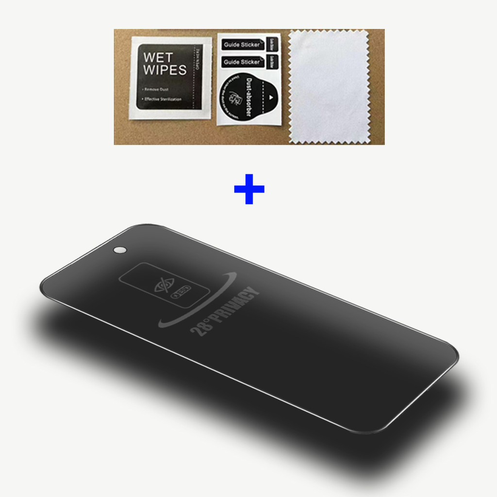 เต็มจอ ฟิล์มกระจกนิรภัย ฟิล์มกันเสือกแอบมอง XIAOMI โทรศัพท์มือถือ Redmi 10 10A 10i 10X 12 13 14 15 C R 4G 5G Power PRIME - รูปที่ 4