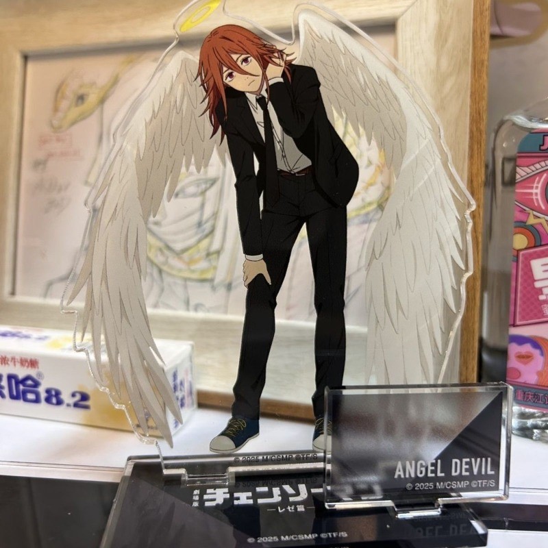 Chainsaw Man อะนิเมะรูป Makima Angel Devil ตัวเลขของเล่นผู้หญิงการ์ตูน Creative Action Stand ตุ๊กตาต
