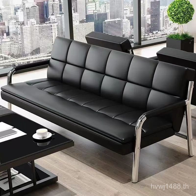 แผนกต้อนรับโรงงานสามคนสํานักงานรวมกันสํานักงานประชุมแขกธุรกิจโซฟาโซฟาที่เรียบง่ายเดียวตรงตําแหน่งผม 