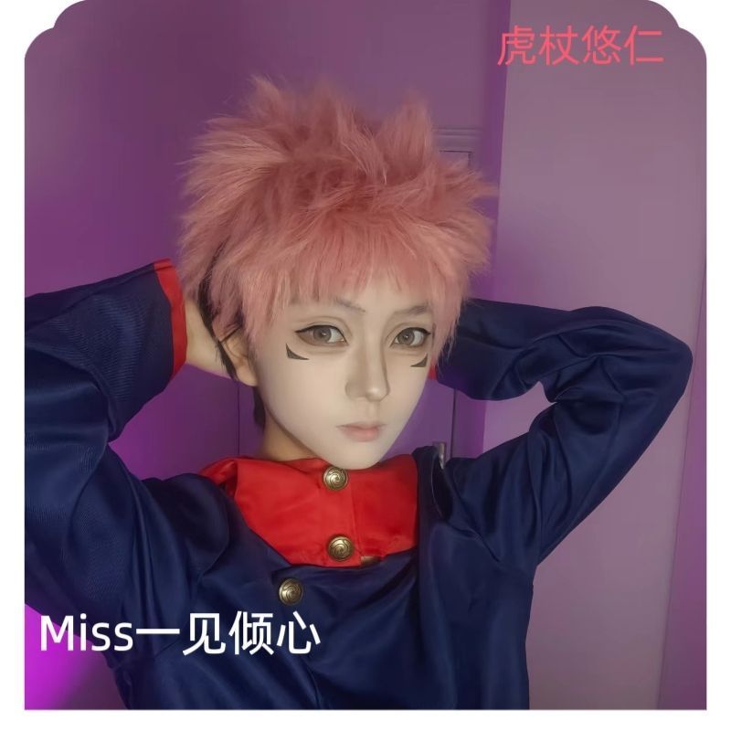 【พร้อมส่ง】jujutsu Kaisen Cosplay Wig Anime Gojo Satoru Sukuna Itadori Yuji Figure มังงะ วิกผมคอสเพลย