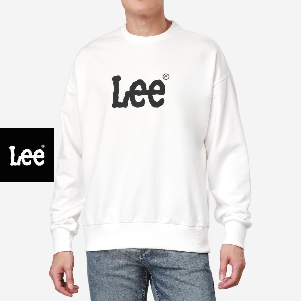 LEE เสื้อสเวตเชิ้ตผู้ชาย รุ่น LE FC25MPULC01 สีขาว