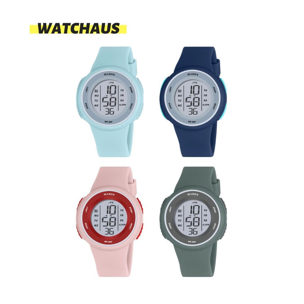 MASON 7027 MDB7027 MDB-7027 MDB 7027 DIGITAL RUBBER STRAP CHILDRENS WATCH
