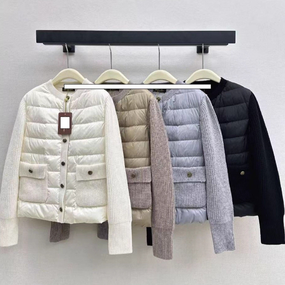 T1QR Italy LP 25Autumn and Winter Women's Clothing Light and Stylish on the Upper Body Collar Knitte