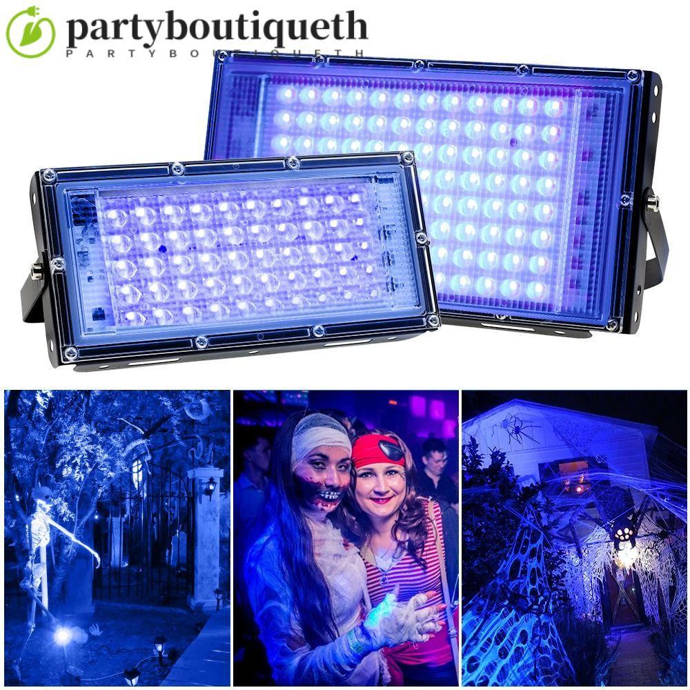 PART UV Floodlight, 120 Glow 50W/100W UV Lamp, Creative Effect Light 395nm UV Stage Lamp Bar