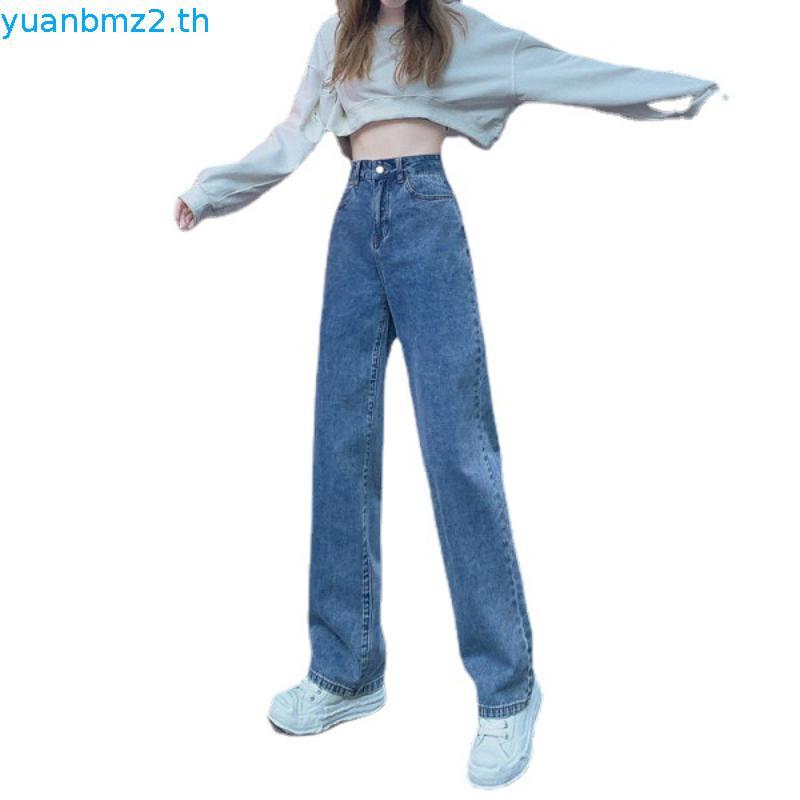 Saran ยีนส์ SR035 กางเกงยีนส์ขากระบอกใหญ่ Y2K เอวสูง Size L งานสวย กระชับ ใส่สบาย