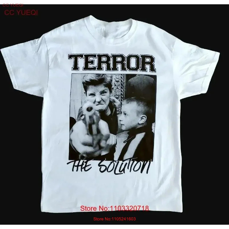 เสื้อยืด Terror Band The Solution 25th Hour ทุกขนาด MK718 สไตล์วินเทจ ยืดหยุ่นเล็กน้อย สวมใส่สบายเล็