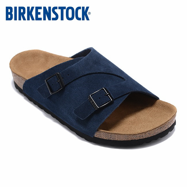 BIRKEN & STOCK รองเท้าแตะคอร์กนําเข้าจากเยอรมันรองเท้าแตะหนังนิ่มรองเท้าแตะลําลองหนังแท้สบาย Zurich Series (34-46)