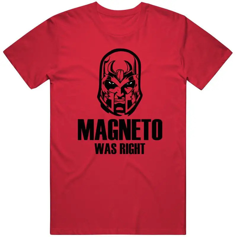 เสื้อยืด Magneto Was Right 97 Comic Fan v4