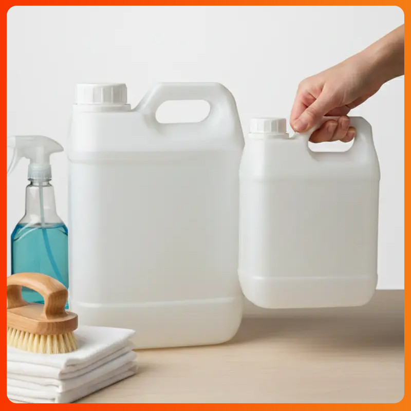 แกลลอน Food Grade ขวดบีบซอส ขวดน้ำ HDPE(PE) 1L ใช้สำหรับบรรจุของเหลวต่างๆ ที่ใช้ในชีวิตประจำวัน/อาหาร/ยา (ยxส : 14 x 17 cm) ราคา ถูกที่สุด ดีลบีเคเค แกลเลอรีภาพที่ 6