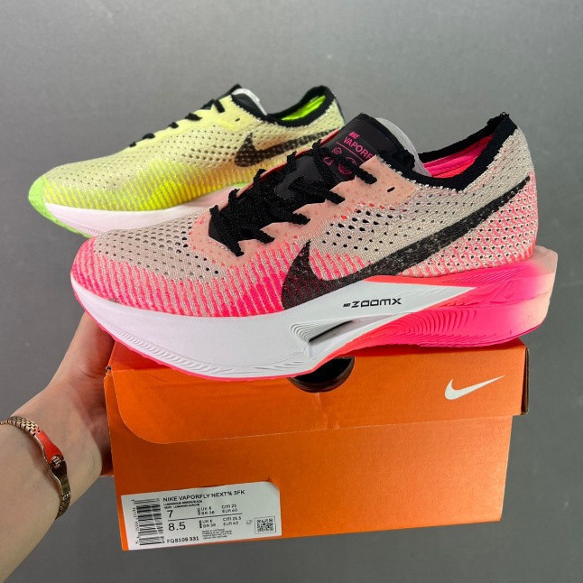 Vaporfly Next 3 รองเท้ากีฬาผู้ชายและผู้หญิง Ultralight Mesh Vaporfly Next 2 รองเท้าวิ่ง FQ8109-331