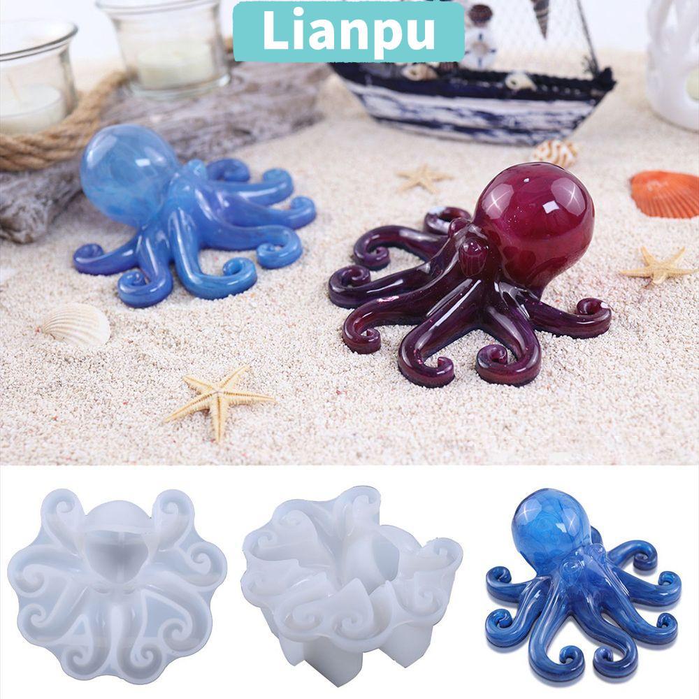 LIANPU แม่พิมพ์เรซิน Xmas Epoxy Clay Mold หล่อ Mould
