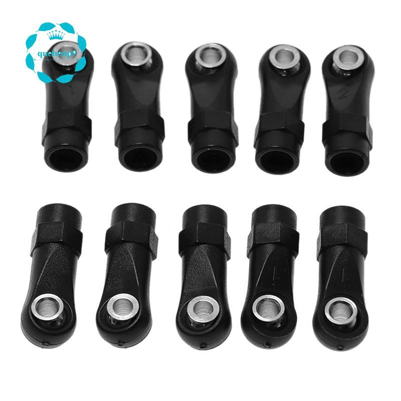 10 ชิ้นพลาสติก Rod End Link Link Link Link Linkage Balls Joint Head สําหรับ 1/10 RC รถ Crawler SCx10
