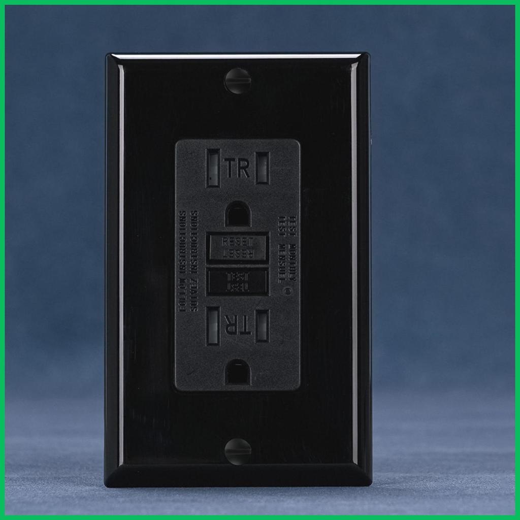 Gfci Outlet USB Self-Test Gfci ผสม USB Screwless Wall แผ่นรวม Tamper-Resistant miseph