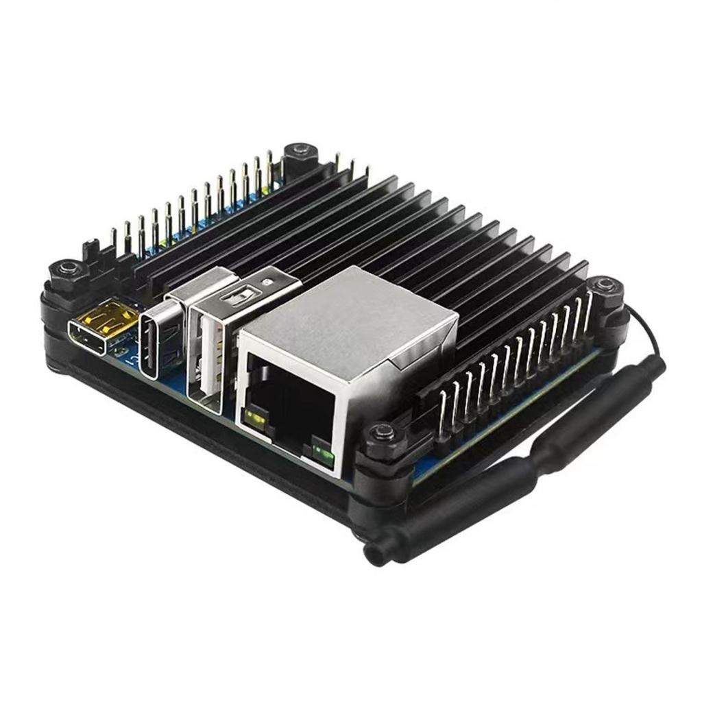 Sweetfree อลูมิเนียมสําหรับ Orange Pi Zero 3 Passive Cooling Cutouts Development Board Enclosure กล่