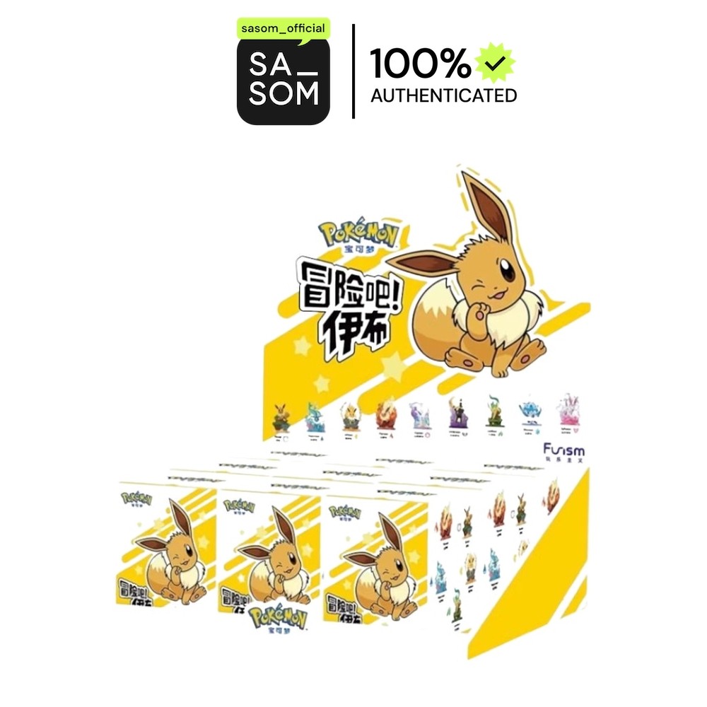 Pokemon Eevee Evolution Adventure Blind Box Whole Set (CH) | ของแท้ ตรวจสอบโดย SASOM