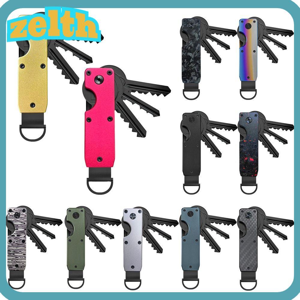 ZELTH Key Holder, Minimalist Holds 2-6 Keys Key Organizer, Smart with ไขควง Metal Keys Bag for Keys 