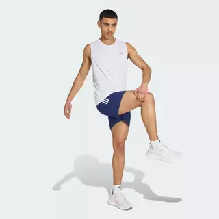 adidas วิ่ง กางเกงขาสั้น Own The Run ผู้ชาย สีน้ำเงิน IY0706
