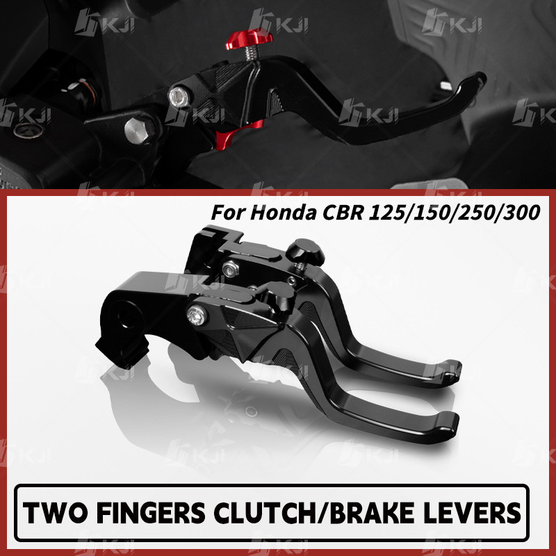 สําหรับ Honda CBR 125R/150R/250R/250RR/300R สองนิ้วสั้นเบรคคันโยก Racing Handle Levers อะไหล่