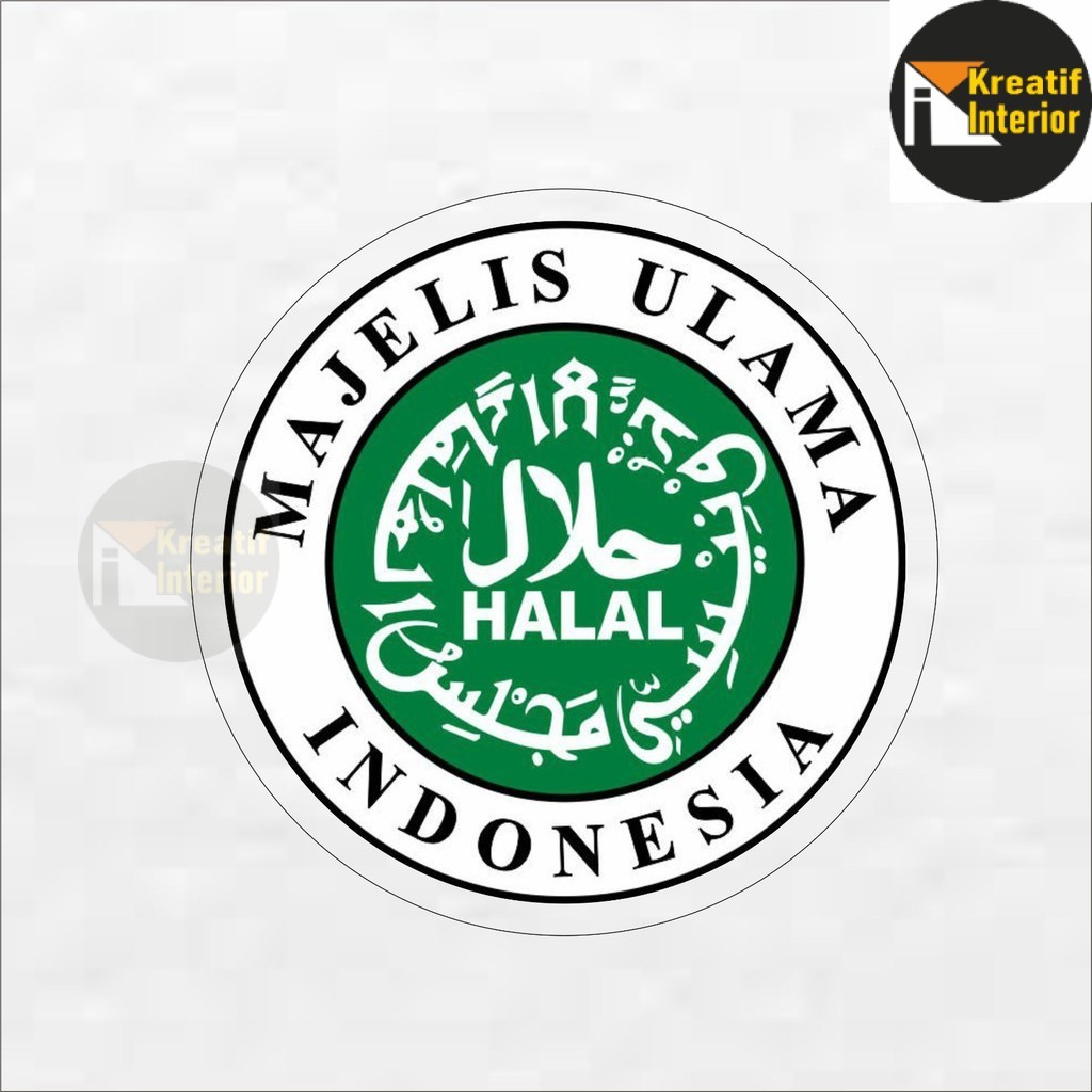 KI ACRYLIC SIGN CROSS HALAL FOOD LABEL MUI // ACRYLIC LABEL HALAL MUI