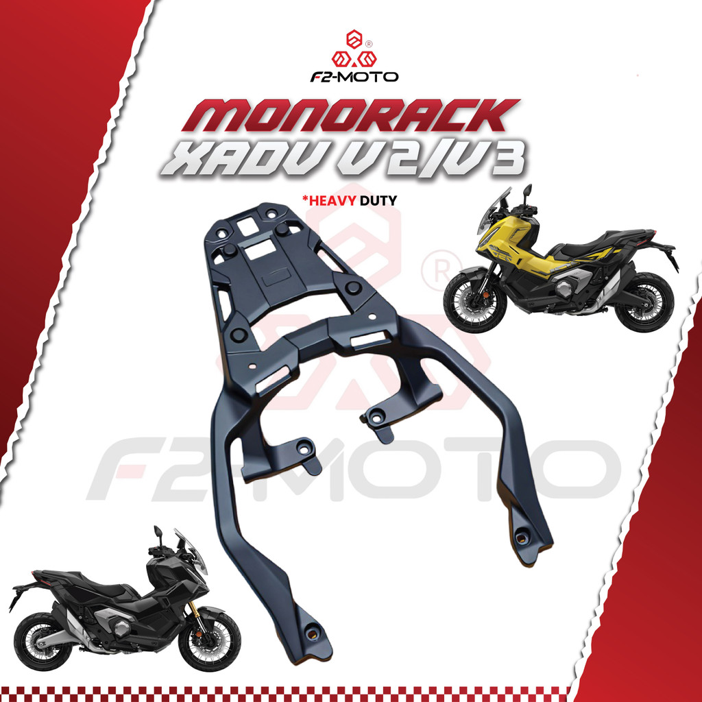 XADV V3,V2 Mono Rack,Honda XADV 750 V3 V2 Top Rack Monorack + Top Box Top Case