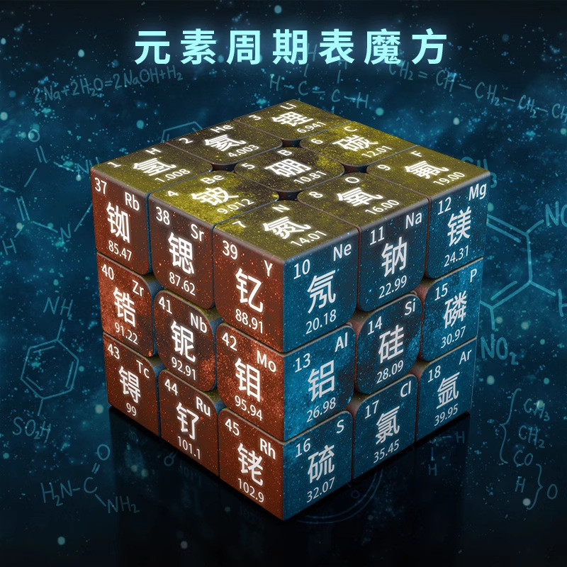 Third-Order Element Rubiks Cube Element Cycle Table Junior High School นักเรียนเรียนรู้จําอย่างแน่นเ