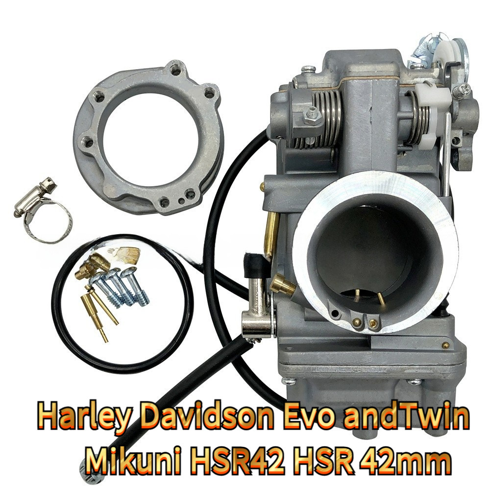 คาร์บูเรเตอร์เหมาะสําหรับ Harley Davidson Evo และ Twin Mikuni HSR42 HSR 42mm