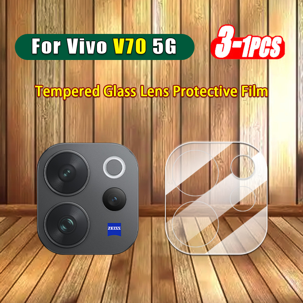 1-3 ชิ้นกล้องฟิล์มกระจกนิรภัยสําหรับ Vivo V70 V60 VivoV70 V70Elite V 70 Elite V 60 5G 3D แบบบูรณาการโปร่งใสเลนส์ Protector Full Coverage ป้องกันกระจกเลนส์ฟิล์ม