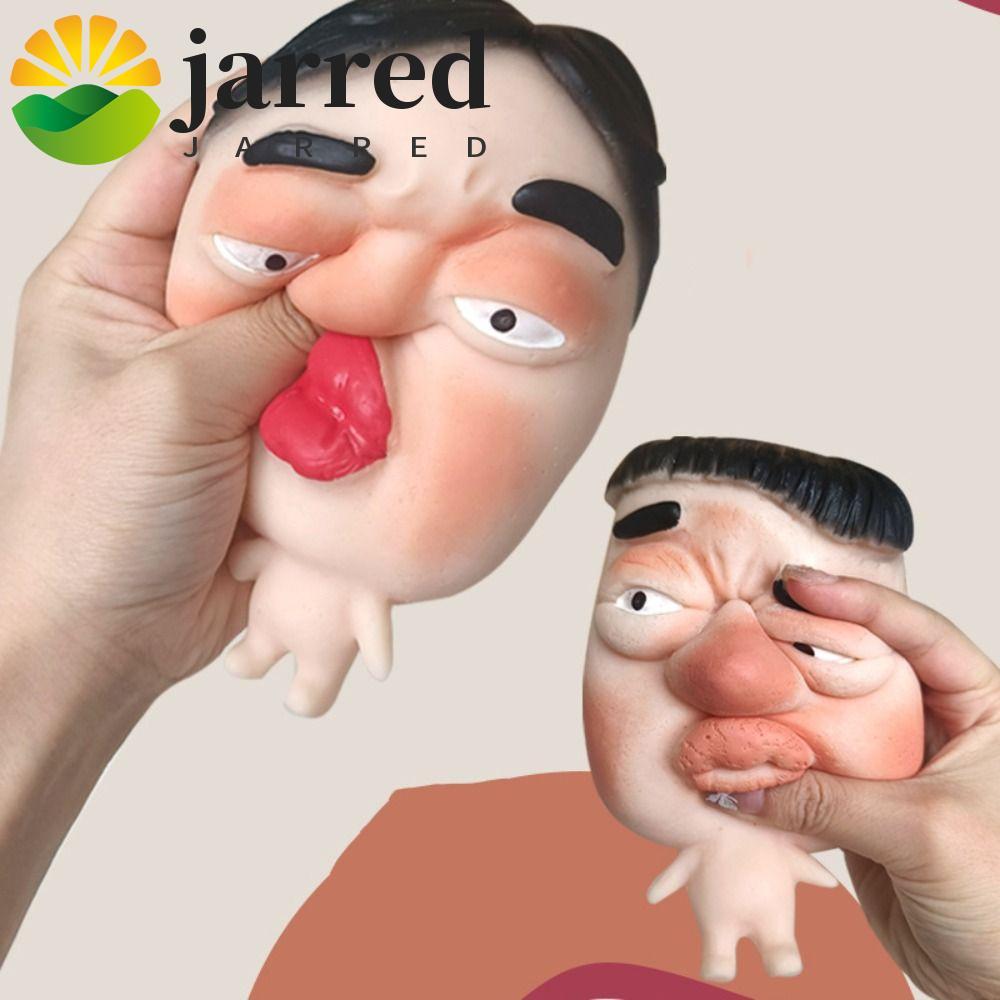 JARRED Ugly Facial Squeeze ของเล่น,ช้า Rebound College Expression ตัวละครบีบของเล่น,น่ารักยืดหยุ่น Handmade นวด Spoof รูป Fidgeting ของเล่นเด็ก