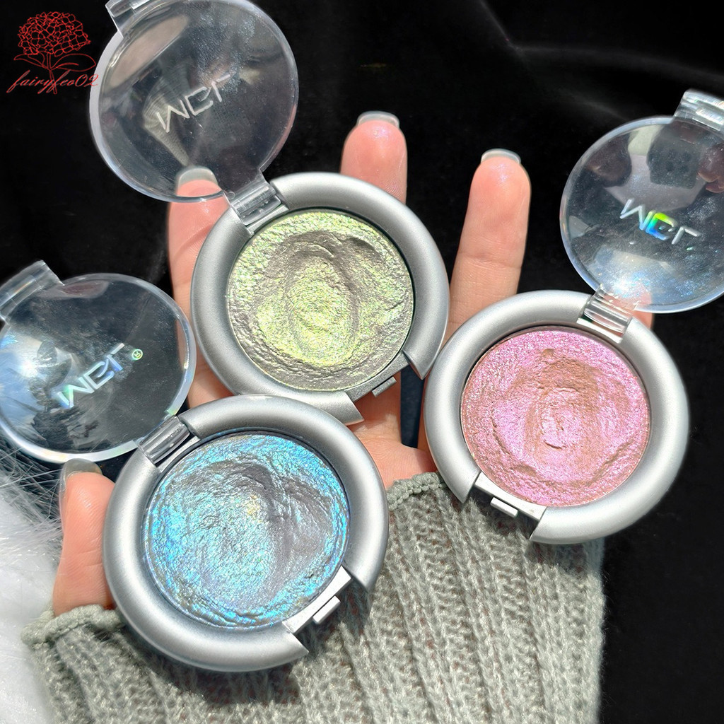 อายแชโดว์ Shiny Monochrome Eyeshadow Palette อายแชโดว์สี อายแชโดว์พาเลทท์ขาวดำเงา Pearlescent Explosion Sparkling Polar Brightening