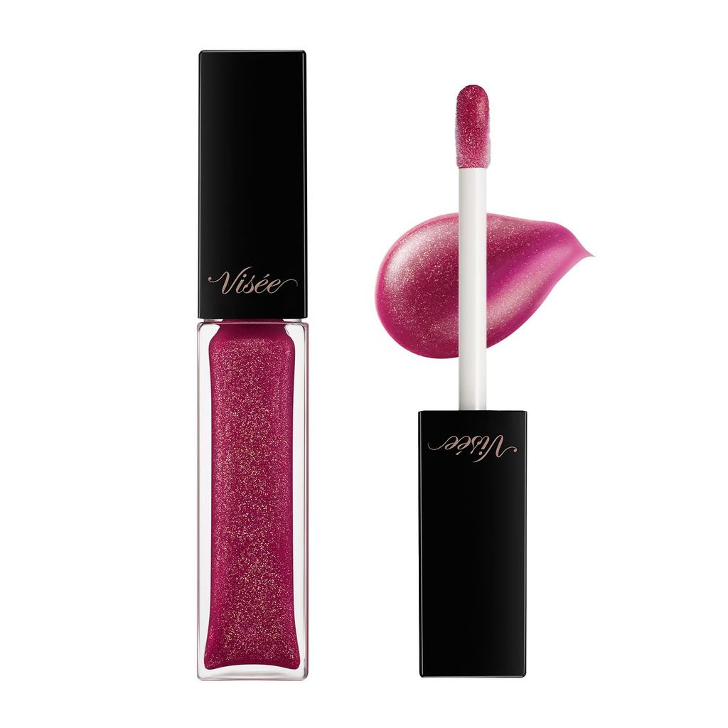 Visee Essence Lip Plumper PU100 Crystal Plum 55mL ลิปกลอส Plump Volume Up Moisturizing ความรู้สึกร้อ