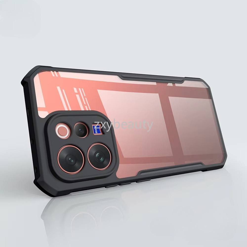 ปลอกสําหรับ Vivo V70 4G 5G 2026 กรณีอะคริลิคใสสําหรับ VivoV70 Elite V70Elite V70FE FE เกราะกันกระแทกป้องกันกรณี