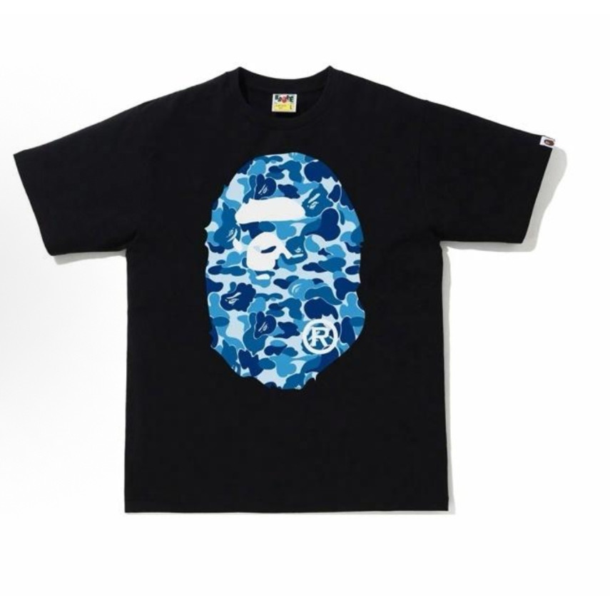 เสื้อยืดแขนสั้นสกรีนลายกระโหลกAPE HEAD CAMOUFLAGE สำหรับทั้งผู้ชายและผู้หญิง