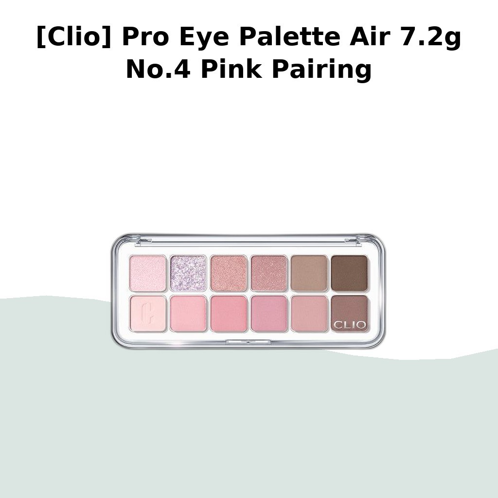 [Clio] Pro Eye Palette Air 7.2g No.4 Pink Pairing / Korean Eye Palette / Pink Shades / ของแท้ 100% โ