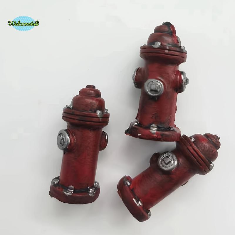 [WLB-t] มินิเรซิ่นรูปจิตจิตคอลทรายตารางกล่องเกม Court Therapy Fire Hydrant ตกแต่งเครื่องประดับบ้านให