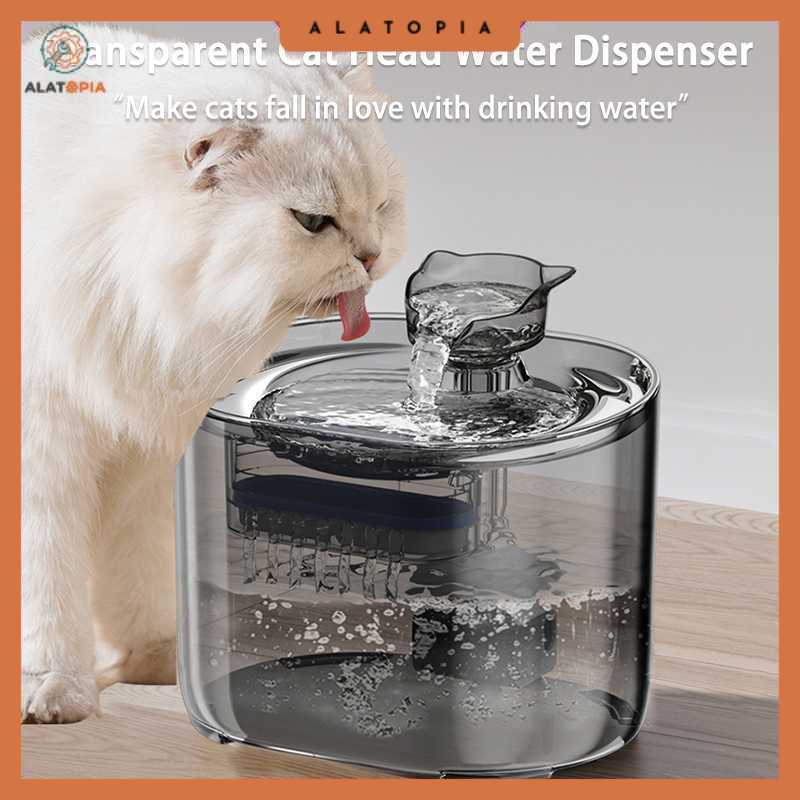 AECAT น้ําพุตู้น้ํา 2 โหมด Cat Dog Drinking Place 2.2L - FT-66