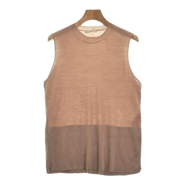Celine Vest Sleeveless Pink Beige Women's Direct from Japan Secondhand