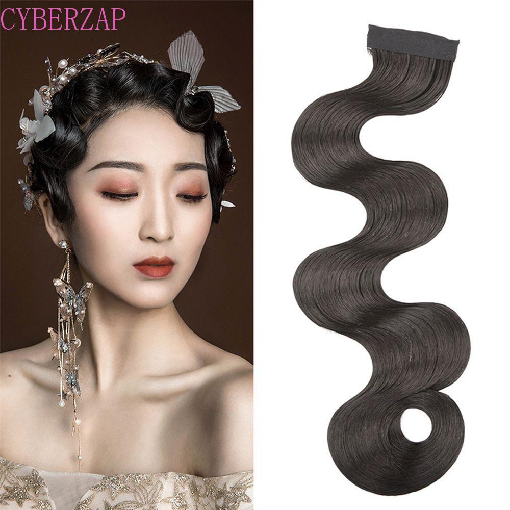 CYBERZAP Curly Bangs Hair Extension Retro Natural Matte Fake Bangs