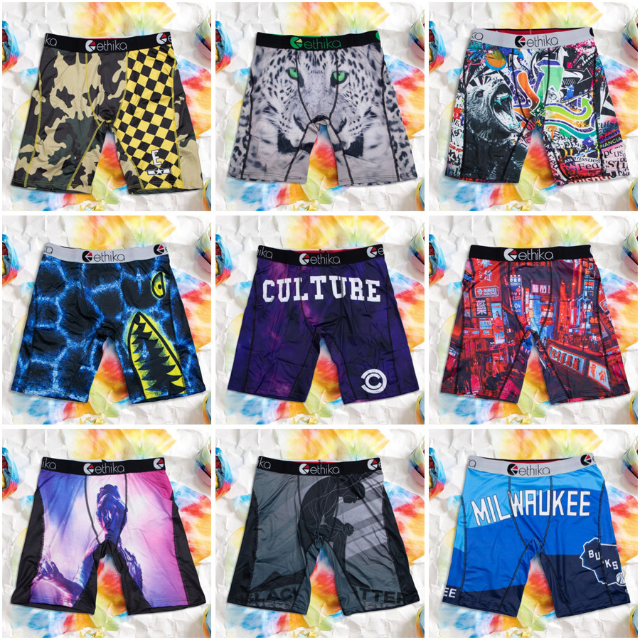 ETHIKA Boxer Shorts สำหรับผู้ชาย ที่ระบายอากาศได้ดี มีตาข่ายที่บริเวณขากรรไกร พร้อมไซส์พิเศษ