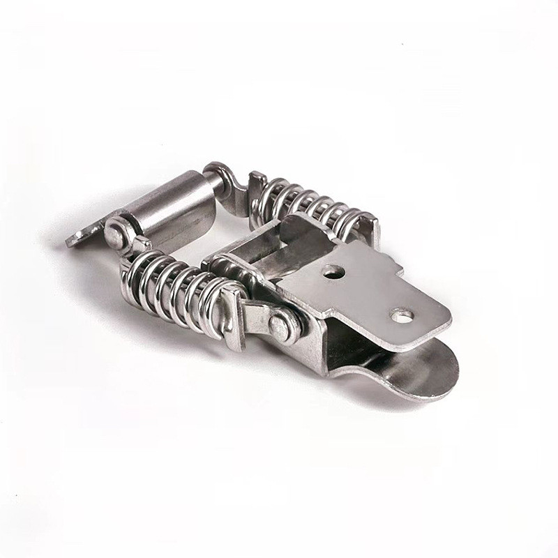 304 สแตนเลสสตีลฤดูใบไม้ผลิคู่หัวเข็มขัดเปลี่ยน PKBS1/HFQ72-40 หัวเข็มขัดกล่องไม้อุปกรณ์กล่องล็อคหัวเ