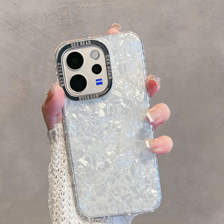 เคส Vivo V70 Case เคสลายเปลือกฝาหลัง กันกระแทก เคสโทรศัพท์เปลือกหอยด้านแมตต์แข็งพร้อมกลิตเตอร์ ฝาปิดเลนส์กล้องโลหะ เคสหรูสำหรับสาว ๆ นักเรียน หญิง