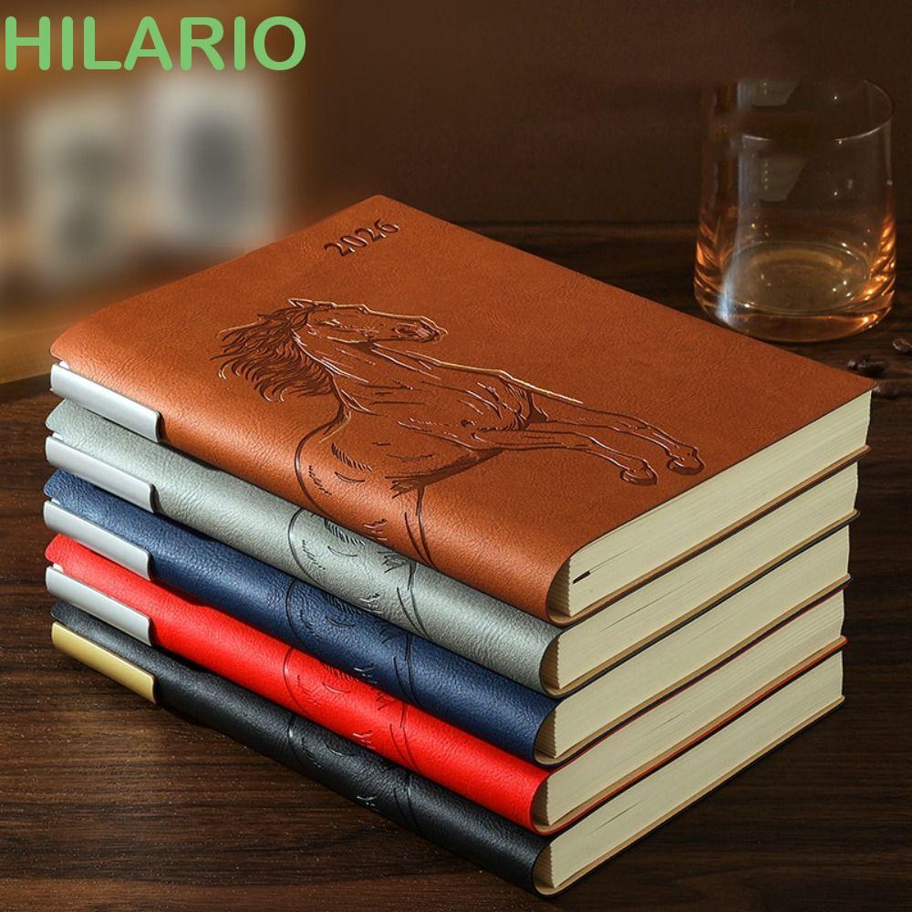 HILARIO 2026 Schedule Notepad, Year of The Horse One Page Plan Book a5 สมุดบันทึกวางแผนวาระ,วินัยในต