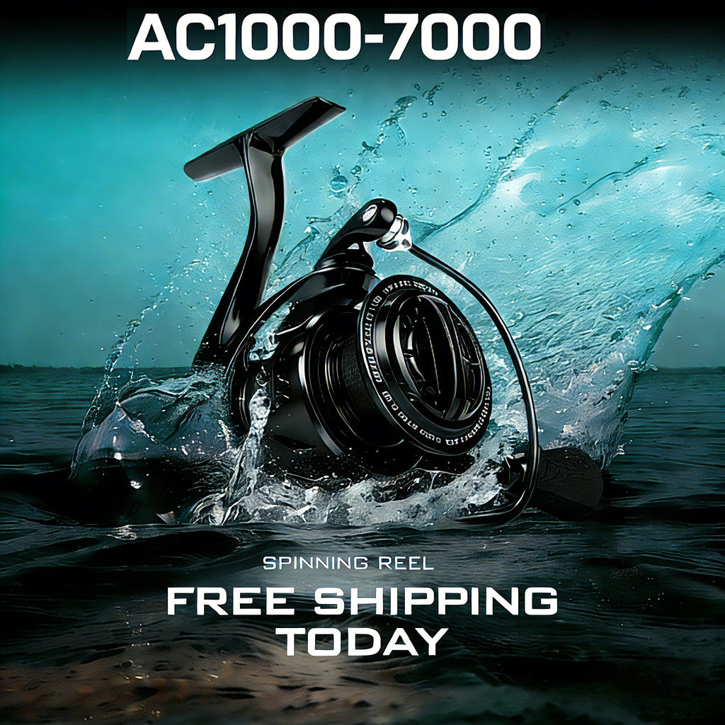 อกสปิน ตกปลา AC1000-7000  รอกตกปลา รอกคุณภาพ รอกสปิน ตกปลา อุปกรณ์ รอกตกปลา รอก ตกปลา