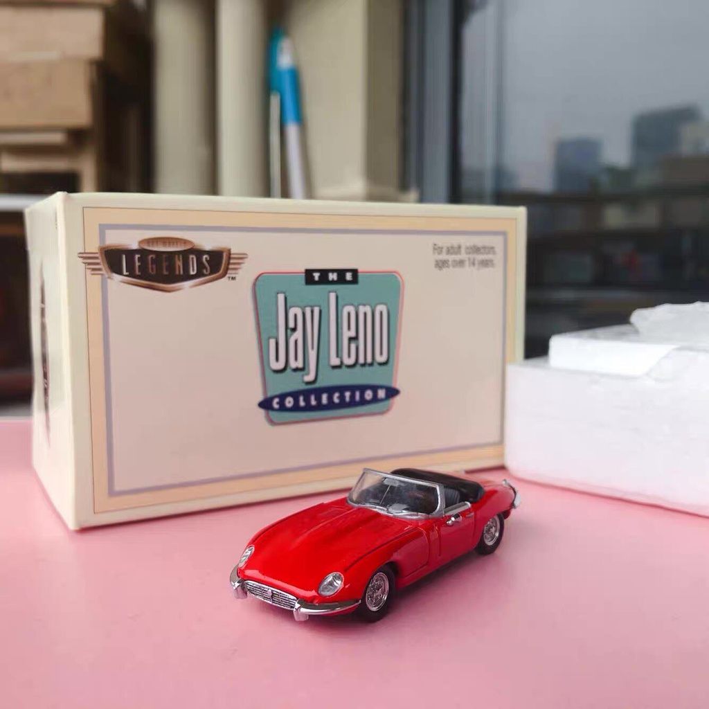 Hot Wheels 100% 100% ตํานาน jay leno jaguar xke Rubber Tyre Iron Bottom Brand New Ready Stock พร้อมก