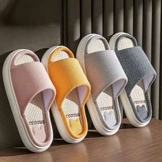 JH SHOP รองเท้าใส่ในบ้าน รองเท้าใส่ในออฟฟิศ พื้นมีกันลื่น ลา…