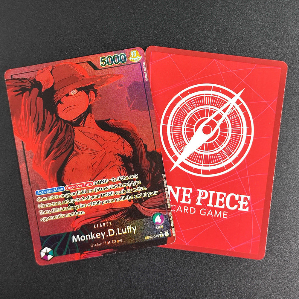 การ์ดสะสม DIY One Piece OPCG Leader Parallel Luffy English EB02-010