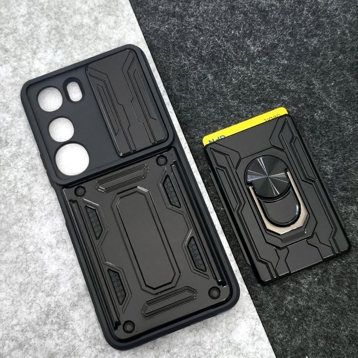 Vivo Y21d - CardX Flip Lens Card Ring Armor Case กันกระแทก