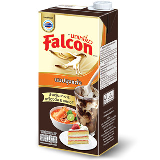นกเหยี่ยวนมข้นจืด 1000มล. Falcon Unsweeted Evaporated 1000ml…