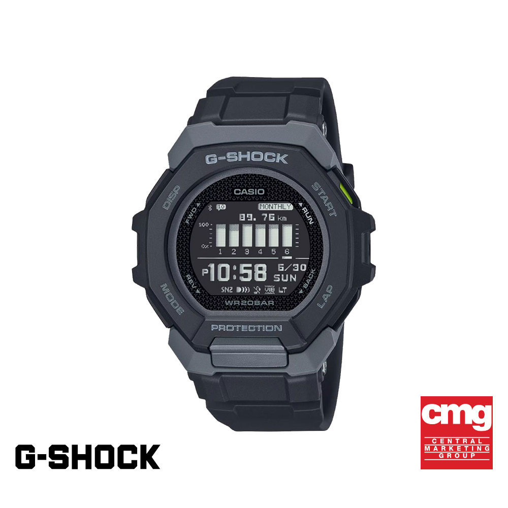 CASIO นาฬิกาข้อมือผู้ชาย G-SHOCK รุ่น GBD-300-1DR สายเรซิน สีดำ