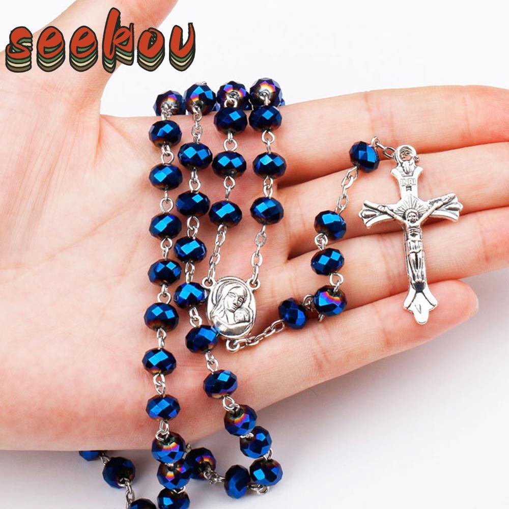 SEKOV 1 PC คาทอลิกสร้อยคอผู้หญิงชุดสร้อยคอหลากหลายรูปแบบ