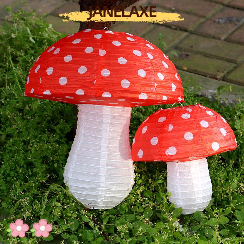 JANELAXE932JN เต็นท์เห็ดสวน 8 นิ้ว 12 นิ้วแขวนโคมไฟตกแต่งห้อง